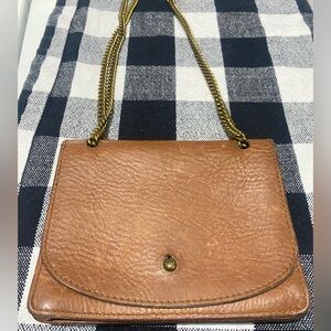 Madewell Leather Chain Strap Bag